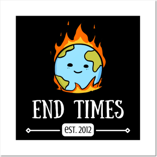 End Times est. 2012 (dark) Posters and Art